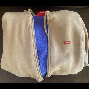 Supreme Mens zip up hoodie